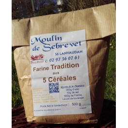 Farine de Tradition aux 5 céréales 500 g